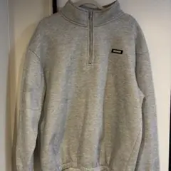 DESIGN ハーフジップグレー ジャケット