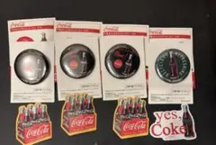 タイトーくじ　コカコーラ　F賞　缶バッジ＆ステッカーセット