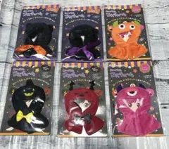 セリア ぬいコス ヲタコレ ハロウィン　フードマント　ぬいぐるみ用 6個B
