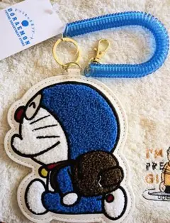 【未来デパートオリジナル】 ドラえもん サガラ刺繍パスケース　 おでかけ