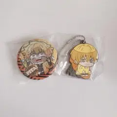 我妻善逸 ぴた！でふぉめ缶バッジ ばんちょうこうラバーマスコット
