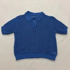 BEAUTY&YOUTH メッシュニットポロシャツ