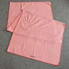 LAVA公式 ピンク ヨガマットタオル