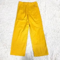 WEGO (L) ワイドパンツ カジュアルパンツ　イエロー　黄色