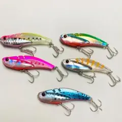 5点セット シーバス スコアベイトVIB バイブレーション 貫通ワイヤー構造