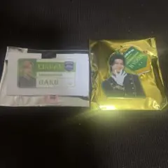 エビライ　さくらしめじ　アクキー　ネームバッジ
