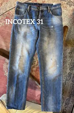 INCCOTEX インコテックスダメージデニム定価4.9万31 美品、タグ付