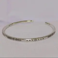 バングル　　レトロ　ブレスレット　シルバー　カレン族 ヴィンテージ シンプル