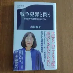 戦争犯罪と闘う 国際刑事裁判所は屈しない　赤根智子
