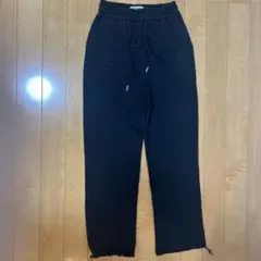 VYBES ブラック ジョガーパンツ