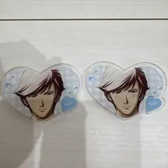 ときメモGS2真島太郎 ハート型アクリルカード 2点セット