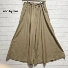 ubnhymns ワイドパンツ（M）キャメル ガウチョパンツ 体型カバー 大きい