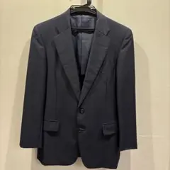 BURBERRY バーバリー ウール ジャケット シングル　紺色