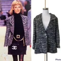 ■確実正規品■レア■CHANEL(シャネル)ツイードジャケット サイズ46