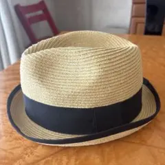 麦わら帽子 イエローベージュ　レディース