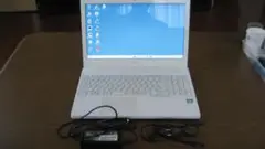 中古　富士通 LIFEBOOK　AH30 ホワイト ノートPC 本体