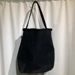 【aeta】 帆布　キャンバストートバッグ　黒