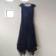 ヤマダヤメトリーゼブラックワンピース