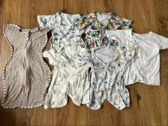 OCEAN&GROUNDコンビ肌着/長肌着/スワルドベビー服6枚/50〜60