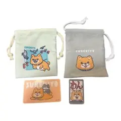 ねこに転生したおじさん　プチ巾着 スケキヨ まとめ売り カードミラー 犬 猫