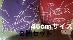 新世紀　エヴァンゲリオン　背当て　クッション　初号機　弐号機　2つセット売り新品