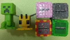 マイクラ　マクドナルド　クリーパー、ビー他　Minecraft ハッピーセット