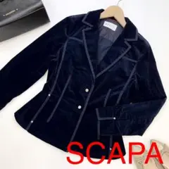 SCAPA スキャパ ロキシーコーデュロイジャケット スナップボタン パ3666
