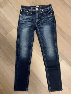【美品】ロデオクラウンズ　スキニーデニム インディゴ　24インチ