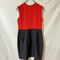 YOKO CHAN ヨーコチャン バイカラー バルーンワンピース