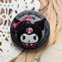 即日発送❤️クロミ 20周年 シークレット 刺しゅう 缶バッジ ランダム 刺繍
