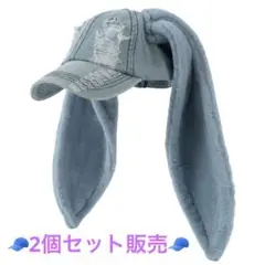2点セットがお得◎SHEIN y2kうさ耳キャップ