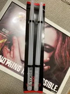 X JAPAN YOSHIKI サイン　実使用ドラムステック X JAPAN YOSHIKI 直筆サイン入りドラムスティックの通販 by