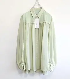 新品 タグ付 STATE OF MIND 大草直子 ギャザーブラウス