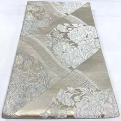 A1554 ●高級 正絹 唐織 六通 袋帯