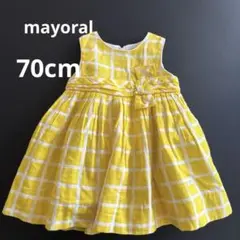 ★土日限定セール★Mayoral チェック柄ワンピース