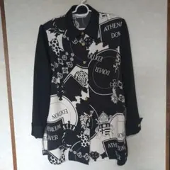 ATHENAEUM DOVER グラフィックプリント チュニック 長袖