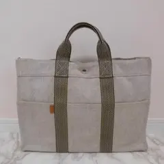 HERMES(エルメス) トートバッグ ニューフールトゥ MM キャンバス