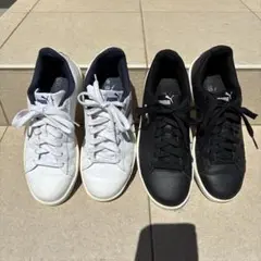 PUMA ホワイト ブラック スニーカー