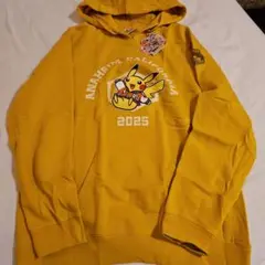 XL WCS 2025 ポケモン アナハイム フーディ ピカチュウ パーカー