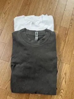 【2枚セット】ロザンゼルスアパレル 6.5オンス ヘビーウェイト Tシャツ L