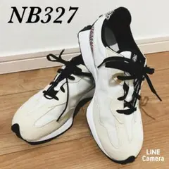 【美品】New Balance NB327 LEOPARDホワイト/ブラック25