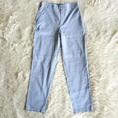 23区 麻混　　新品、タグ付　　36 ブルー ストレッチパンツ Ｓ