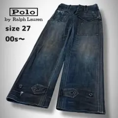 00s Ralph Lauren ラルフローレン ベイカー デニム ダメージ