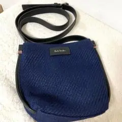 【ポールスミス】 美品 ショルダーバッグ ネイビー Paul Smith