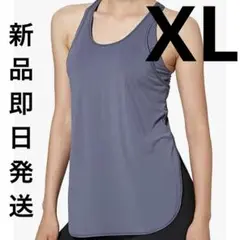 新品　[IRCOLVE] ヨガウェア タンクトップ レディース　XLサイズブルー
