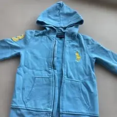 Ralph Lauren 水色 フード付きパーカー 6 120センチ