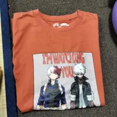 僕らのヒーローアカデミア Tシャツ（XL） オレンジ