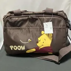 (7-24)プーさん ショルダーバッグ ブラウン未使用品
