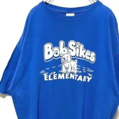 ギルダン Tシャツ BobSikes ブルー 青 XL 古着