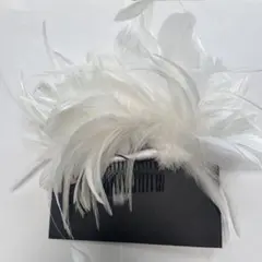 ファー髪飾り